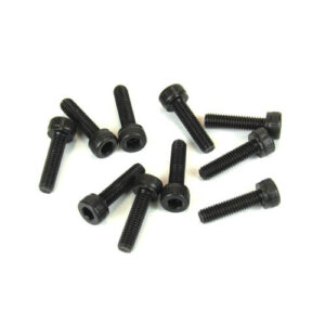 TKR1524 – M3x12mm Cap Head Screws (black, 10pcs) / TKR1524 – M3x12mm 杯頭螺絲 (黑色, 10入)