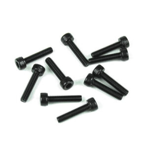 TKR1525 – M3x14mm Cap Head Screws (black, 10pcs) / TKR1525 – M3x14mm 杯頭螺絲 (黑色, 10入)