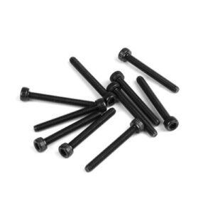 TKR1530 – M3x25mm Cap Head Screws (black, 10pcs) / TKR1530 – M3x25mm 杯頭螺絲 (黑色, 10入)