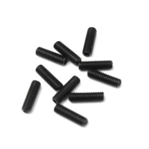 TKR1605 – M3x10mm Set Screws (black, 10pcs) / TKR1605 – M3x10mm 止付螺絲 (黑色, 10入)