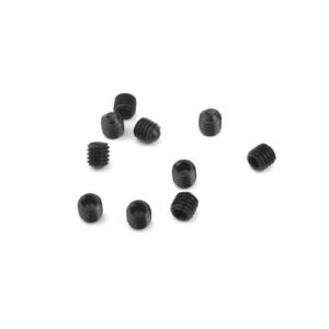 TKR1609 – M3x3mm Set Screws (black, 10pcs) / TKR1609 – M3x3mm 止付螺絲 (黑色, 10入)