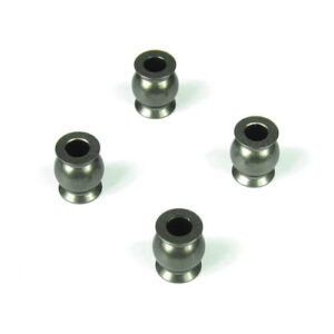 TKR5053A – Pivot Balls (6.8mm, flanged, outside camber, aluminum, 4pcs) / TKR5053A – Pivot Balls (6.8mm, flanged, 外側 camber, 鋁合金, 4入)
