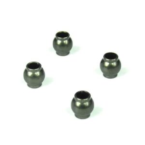 TKR5058A – Pivot Balls (5.8mm, no flange, brake/steering linkage, aluminum, 4pcs) / TKR5058A – Pivot Balls (5.8mm, no flange, 煞車/轉向 連桿, 鋁合金, 4入)