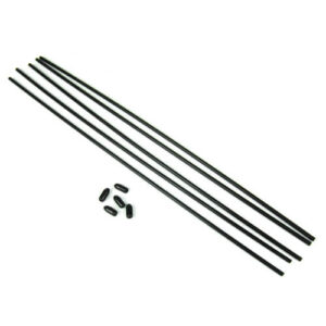 TKR5126 – Antenna Tube (universal, w/caps, 5pcs) / TKR5126 – Antenna Tube (universal, 附caps, 5入)
